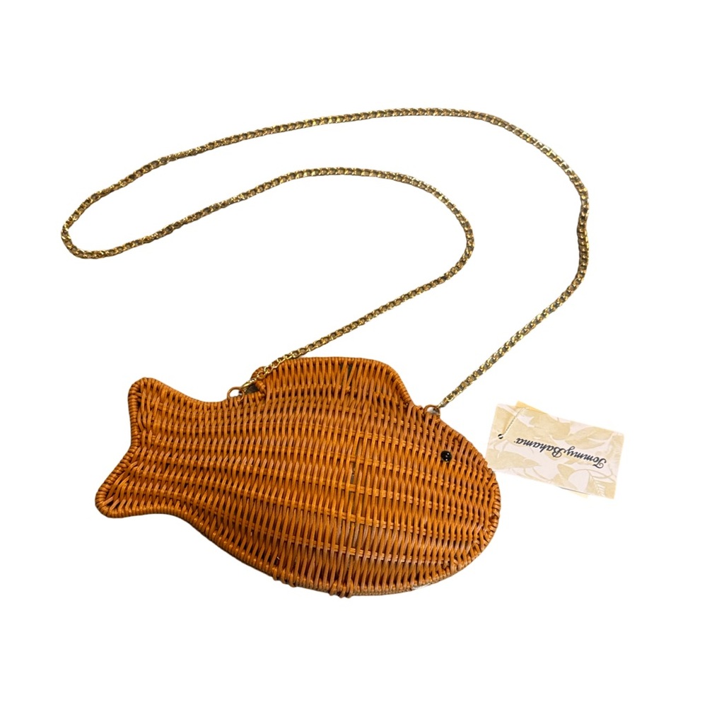 Tommy Bahama Woven Fish Crossbody Bag